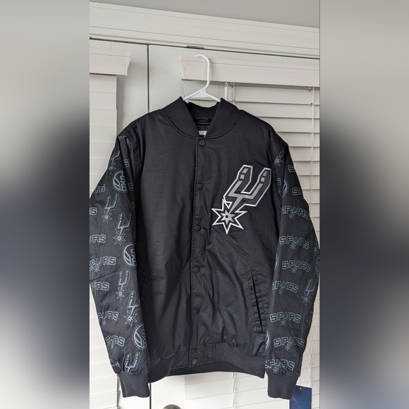 San Antonio Spurs Starter Varsity Jacket Men's Size Large - Picture 1 of 8